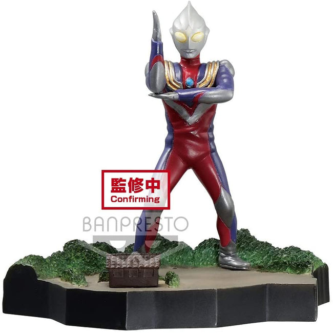 Banpresto Ultraman TIGA Special Effects STAGEMENT Ultraman TIGA #49 The Ultra Star (A:Ultraman TIGA (Multi Type)) Figure - Collectors World Toys Hover Image