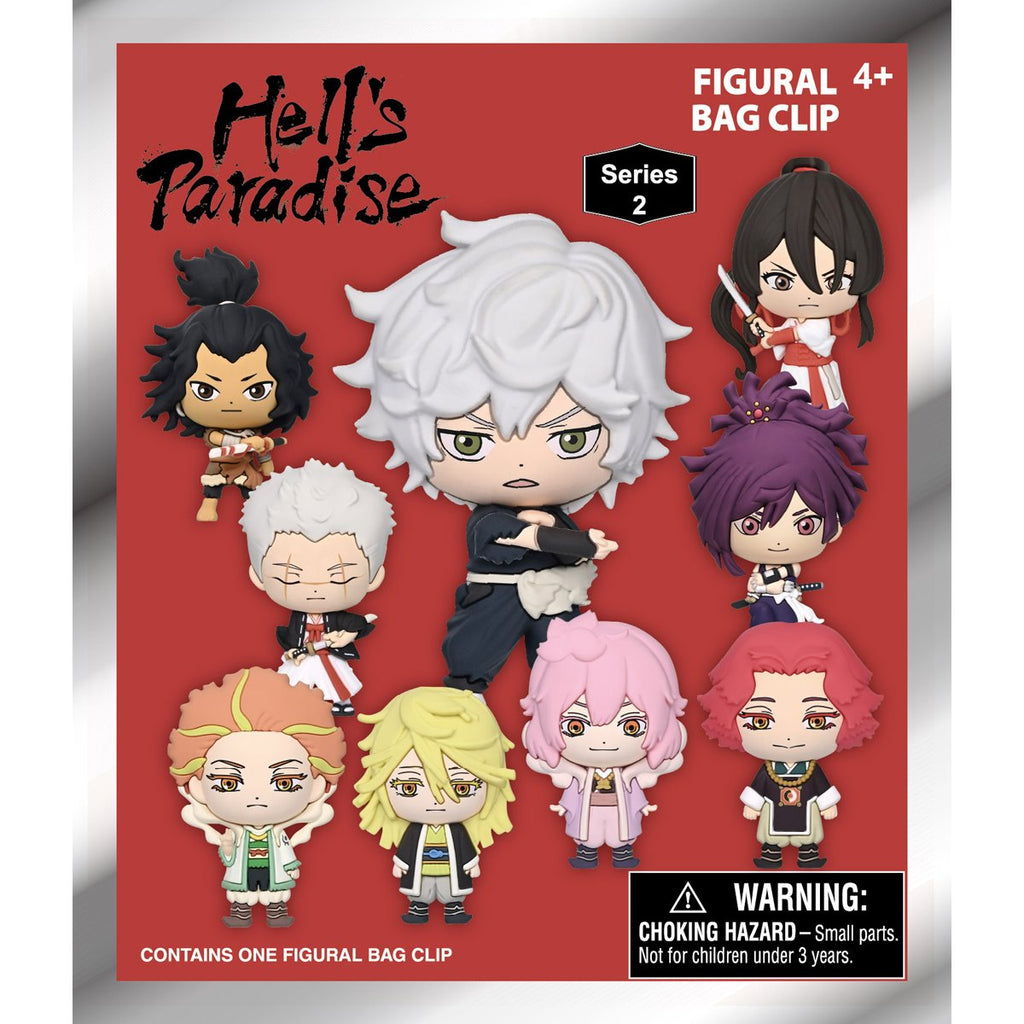 Hell's Paradise Series 2 3D Foam Bag Clip Blind Bag