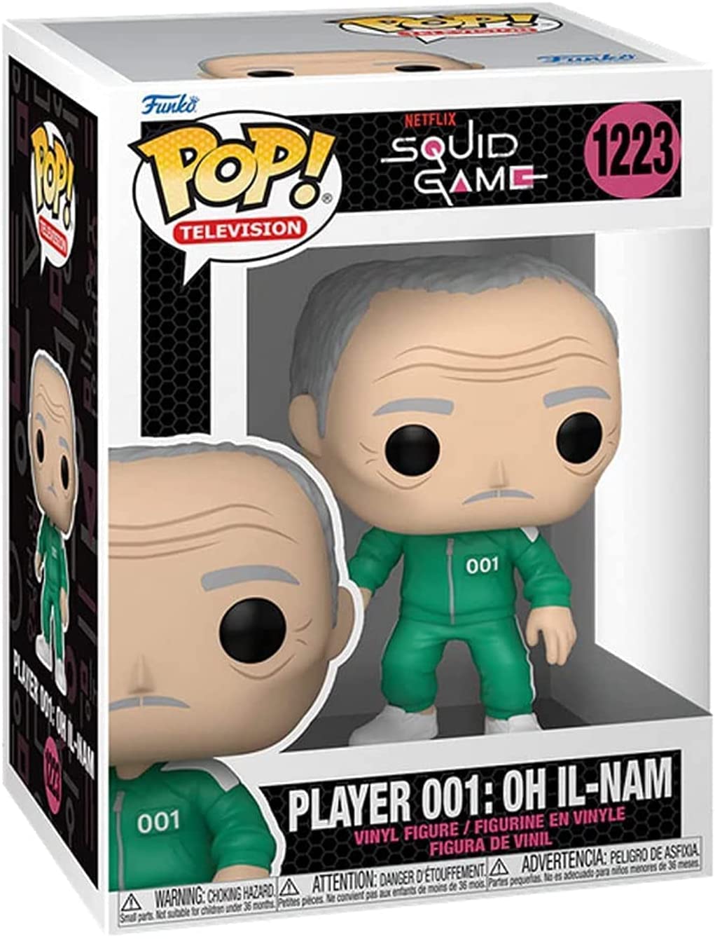 FUNKO POP 1223 TV: Squid Game - Player 001 : Oh il-NAM Figure Main image