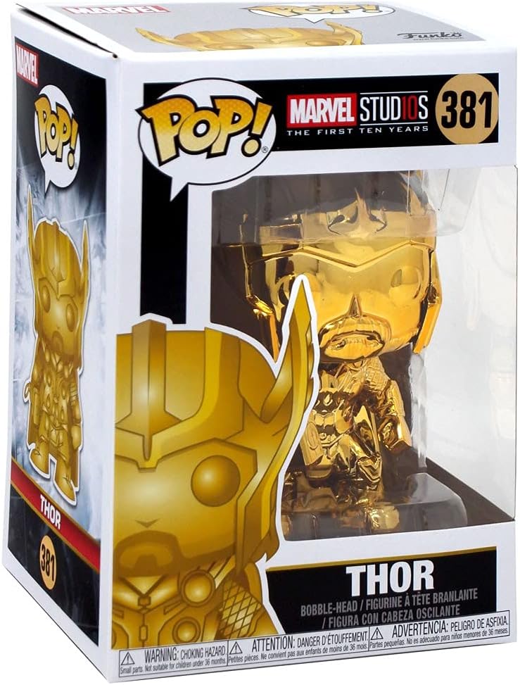 Funko Pop Marvel: Studios 10 - Thor (Gold Chrome) Main image