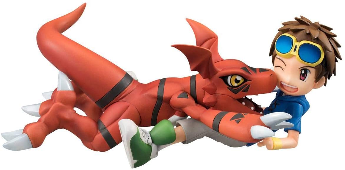 Megahouse G.E.M. Digimon TAMERS Guilmon & Matsuda Takato Figure - Collectors World Toys