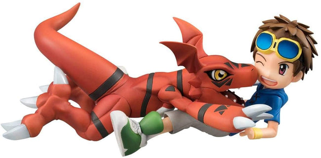 Megahouse G.E.M. Digimon TAMERS Guilmon & Matsuda Takato Figure - Collectors World Toys Hover Image