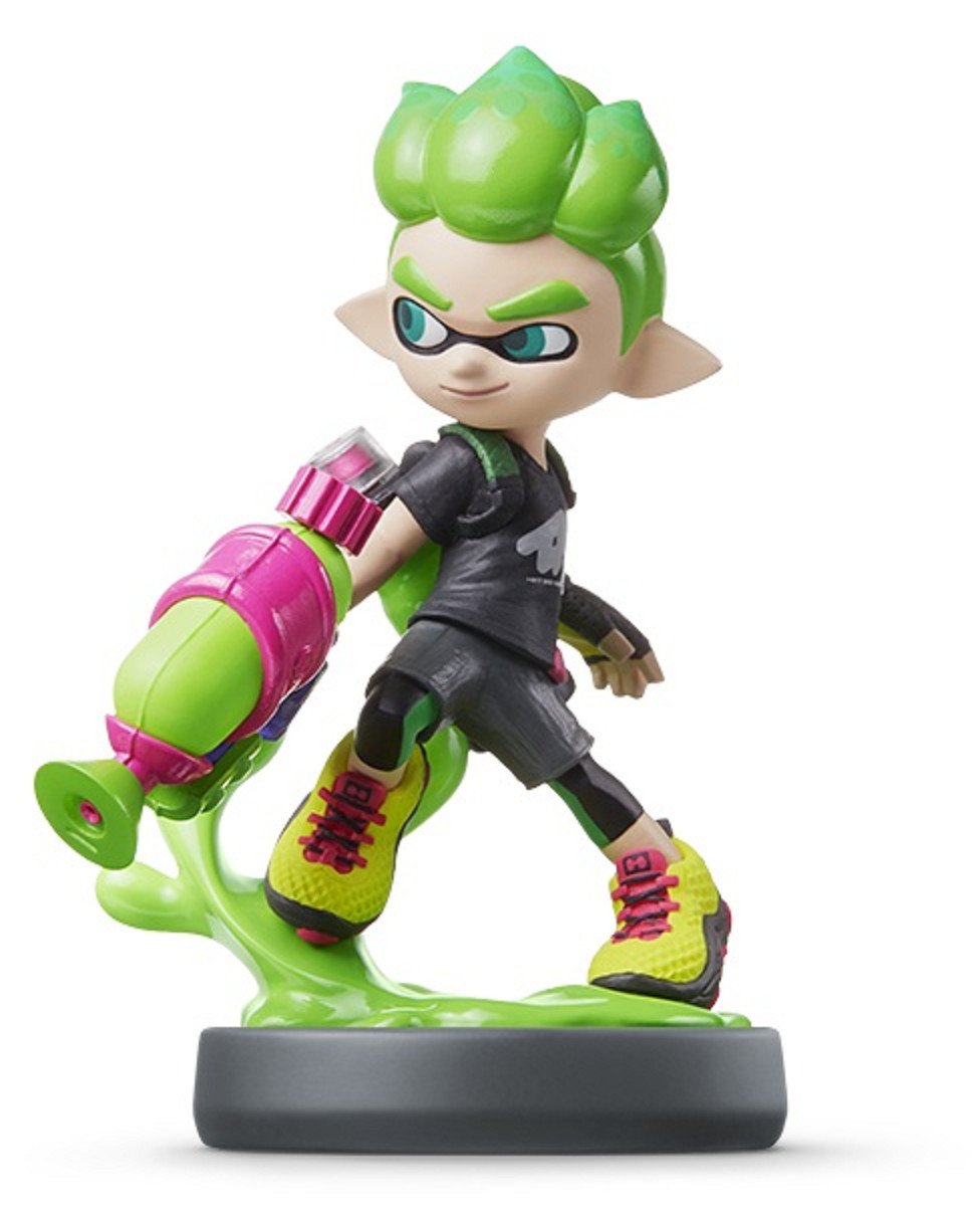 Inkling Boy (Neon Green) Amiibo: Splatoon Series (Nintendo Switch)
