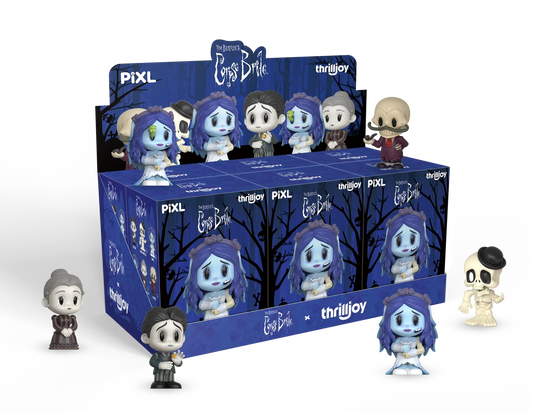 [Thrilljoy] Tim Burton's Corpse Bride PIXL Blind Box Vinyl (Chance at 1 of 300 hyper-rare “chase” pieces will be redeemable for a special 12” MEGA PIX!)