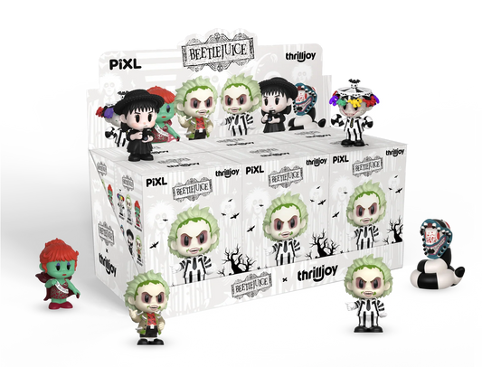 [Thrilljoy] Beetlejuice PIXL Blind Box Vinyl (Chance at 1 of 300 hyper-rare “chase” pieces will be redeemable for a special 12” MEGA PIX!)