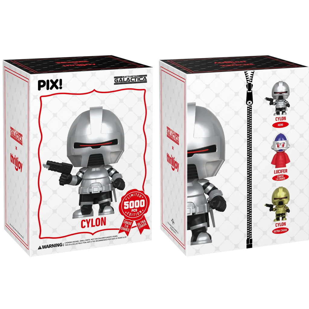 [Thrilljoy] Battlestar Galactica - Cylon LE5000 PIX Vinyl Figure (1 in 6 Chance at Chase)