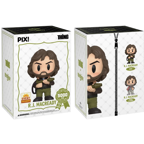 [Thrilljoy] [EXCLUSIVE] The Thing - R.J. MacReady LE5000 PIX Vinyl Figure (1 in 6 Chance at Chase)