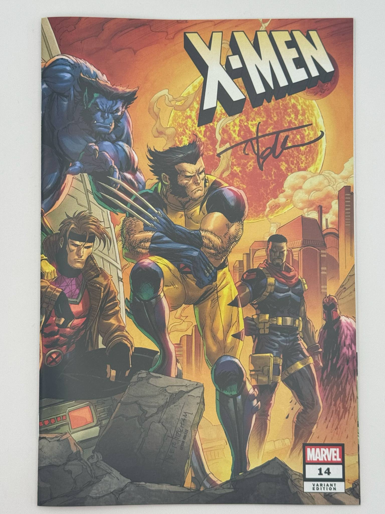 [Signed by Tyler Kirkham] X-Men #14 Unknown Comic Tyler Kirkham CONNECTING COVER Exclusive Var [IN STOCK] - Collectors World Toys Main image