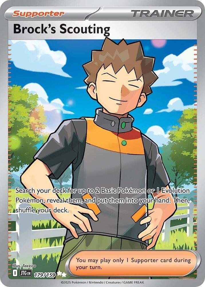 Brock's Scouting (179/159) [Scarlet & Violet: Journey Together] Main image