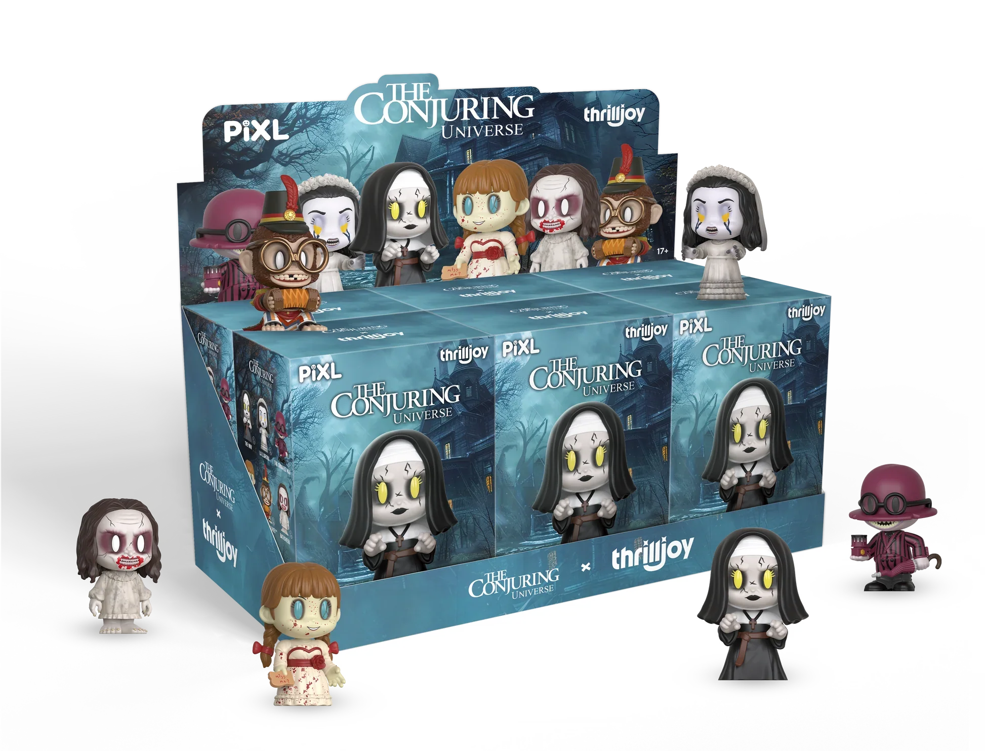 [Thrilljoy] The Conjuring Universe PIXL Blind Box Vinyl (Chance at 1 of 300 hyper-rare “chase” pieces will be redeemable for a special 12” MEGA PIX!) Main image