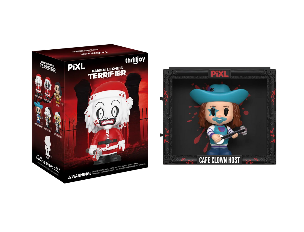 [Thrilljoy] Damien Leone's Terrifier PIXL Blind Box Vinyl (Chance at 1 of 300 hyper-rare “chase” pieces will be redeemable for a special 12” MEGA PIX!)