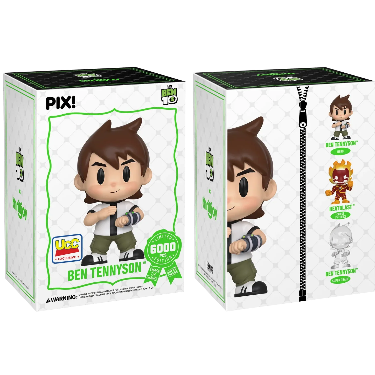 [Thrilljoy] [EXCLUSIVE] BEN 10 - Ben Tennyson LE6000 PIX Vinyl Figure (1 in 6 Chance at Chase) Main image