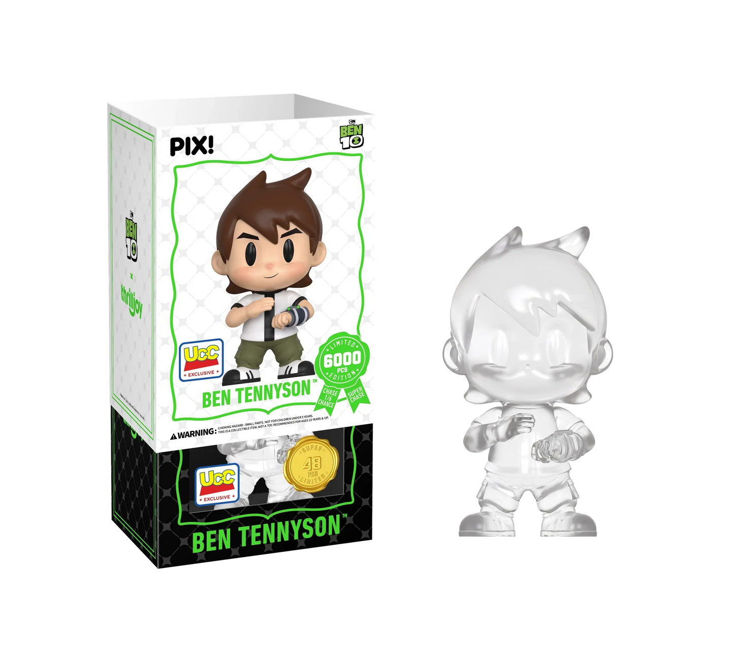 [Thrilljoy] [EXCLUSIVE] BEN 10 - Ben Tennyson LE6000 PIX Vinyl Figure (1 in 6 Chance at Chase)