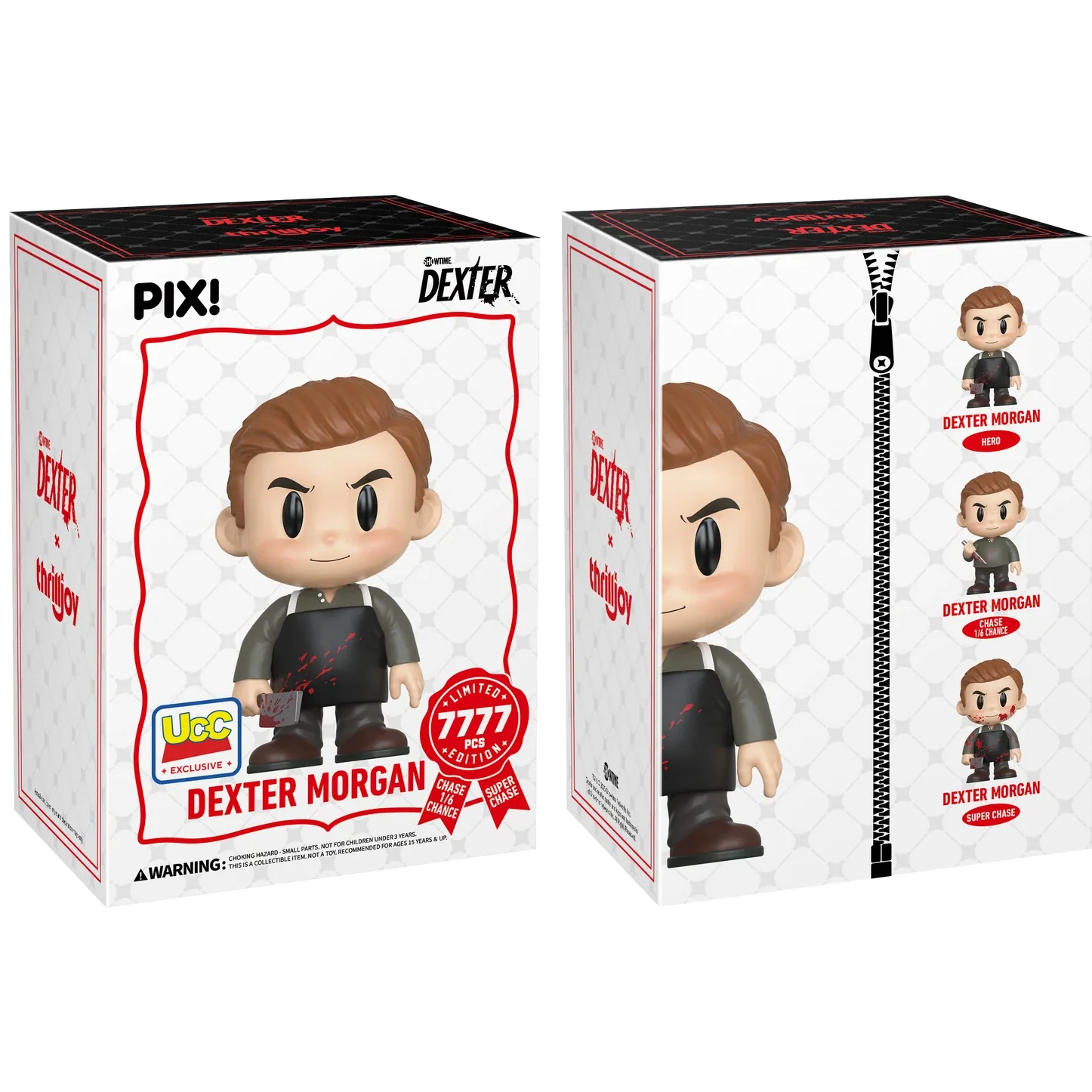 [Thrilljoy] [EXCLUSIVE] Dexter - Dexter Morgan LE7777 PIX Vinyl Figure (1 in 6 Chance at Chase) Main image