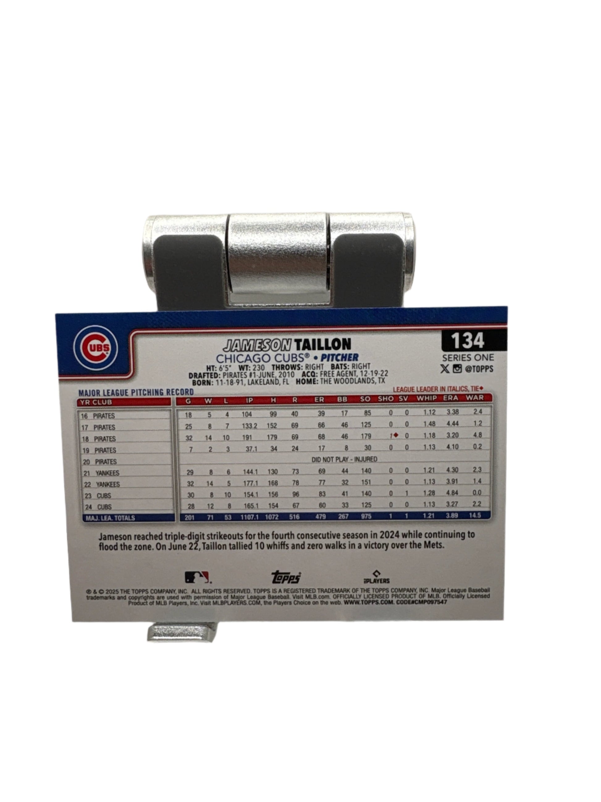 Topps Jameson Taillon