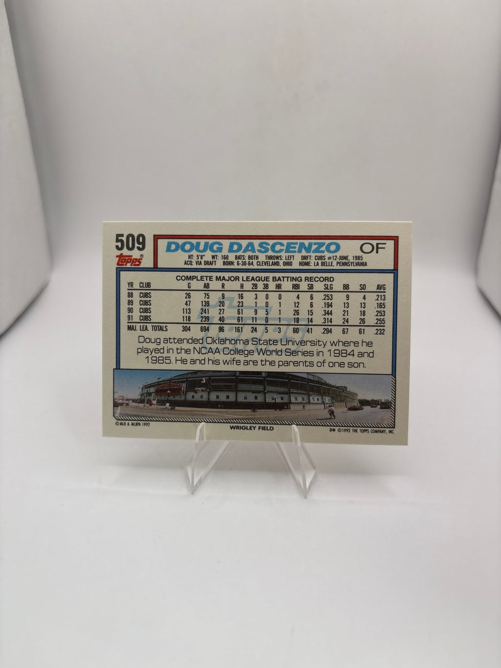 Topps Doug Dascenzo