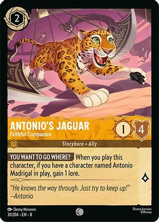 Antonio's Jaguar - Faithful Companion (31/204) - Reign of Jafar Main image