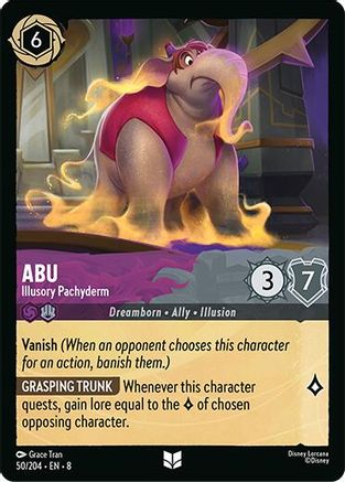 Abu - Illusory Pachyderm (50/204) - Reign of Jafar Main image