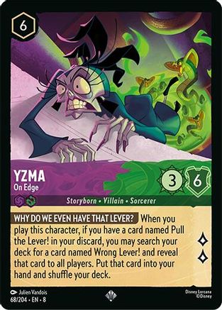 Yzma - On Edge (68/204) - Reign of Jafar Cold Foil Main image