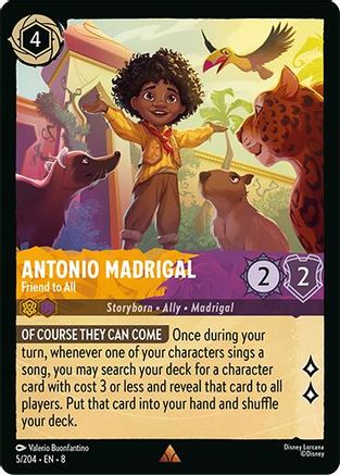Antonio Madrigal - Friend to All (5/204) - Reign of Jafar Cold Foil Main image