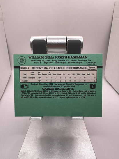 Donruss Bill Haselman Sports Card