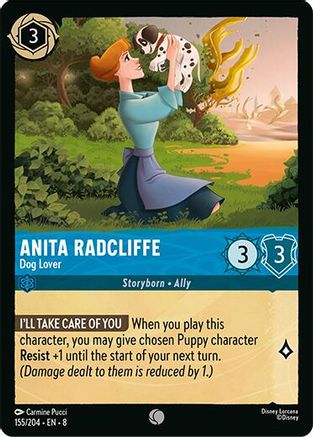 Anita Radcliffe - Dog Lover (155/204) - Reign of Jafar Cold Foil Main image