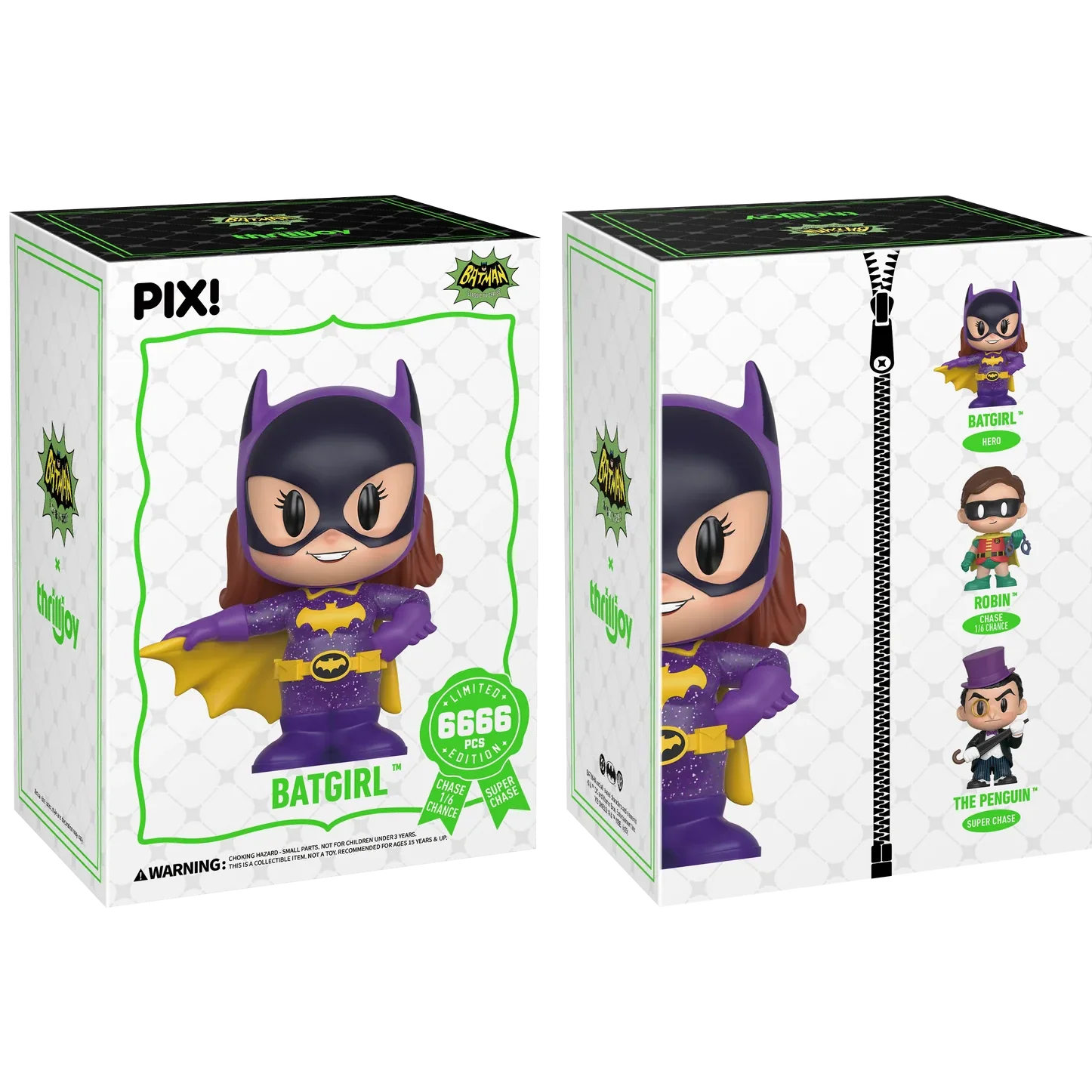[Thrilljoy] Batman 1966 Series - Batgirl LE6000 PIX Vinyl Figure (1 in 6 Chance at Chase) Main image
