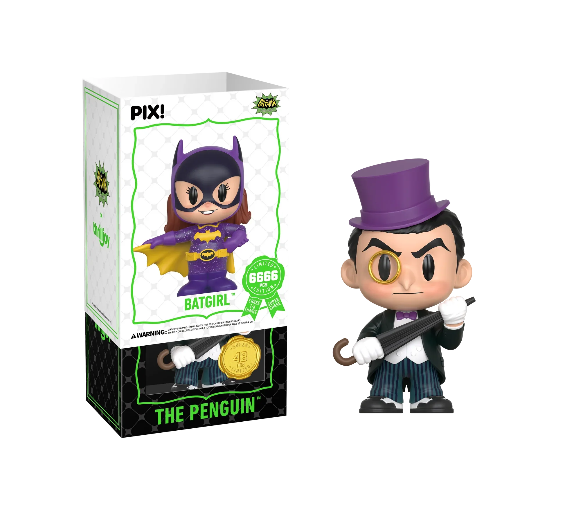 [Thrilljoy] Batman 1966 Series - Batgirl LE6000 PIX Vinyl Figure (1 in 6 Chance at Chase)