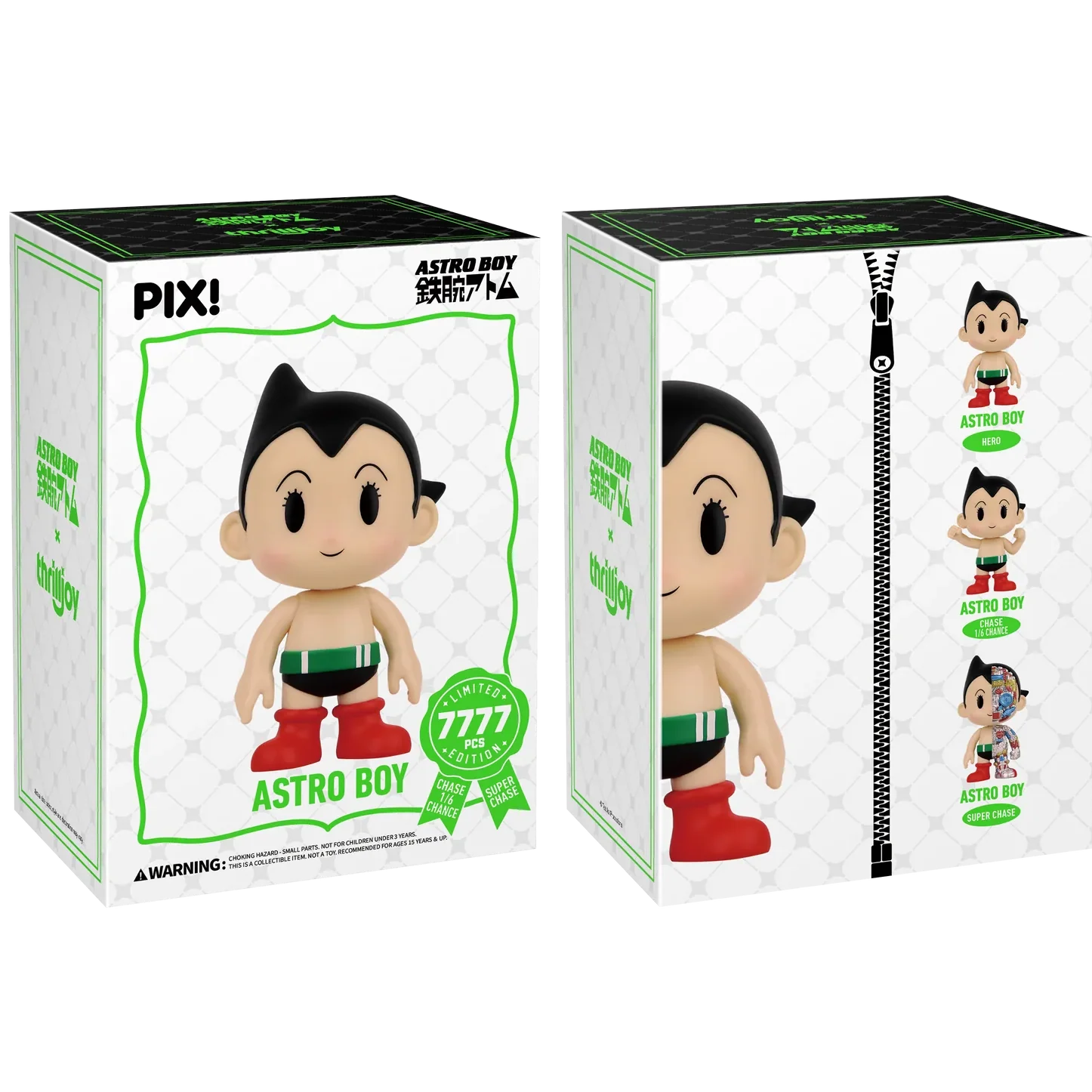 [Thrilljoy] Astro Boy - Astro Boy LE7777 PIX Vinyl Figure (1 in 6 Chance at Chase) Main image