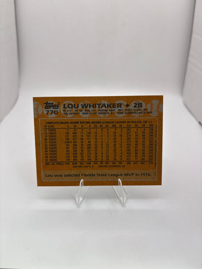 Topps Lou Whitaker
