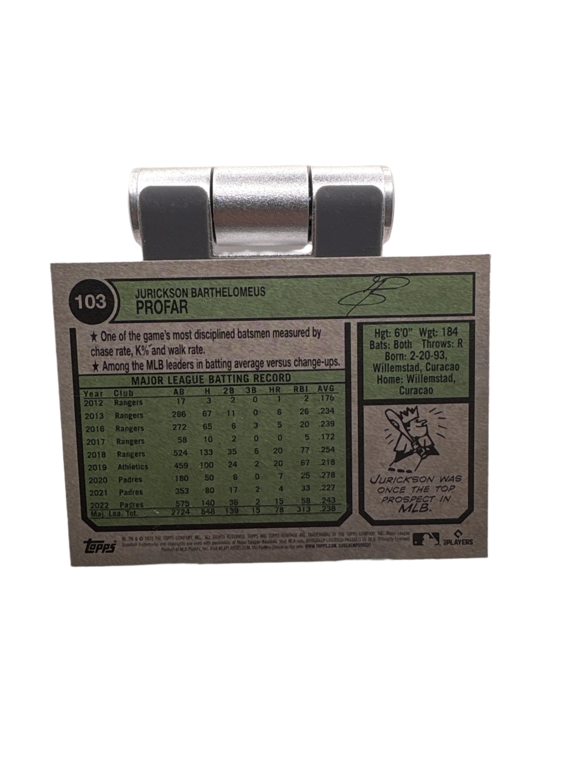 Topps Heritage Jurickson Profar