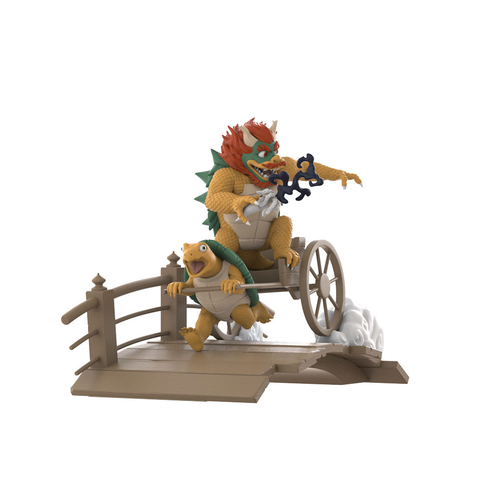 Migthy Jaxx Art Toy – Ukiyo-E Rickshaw Kart Turtle Daimao By Jedhenry – Mighty Jaxx Figure - Collectors World Toys