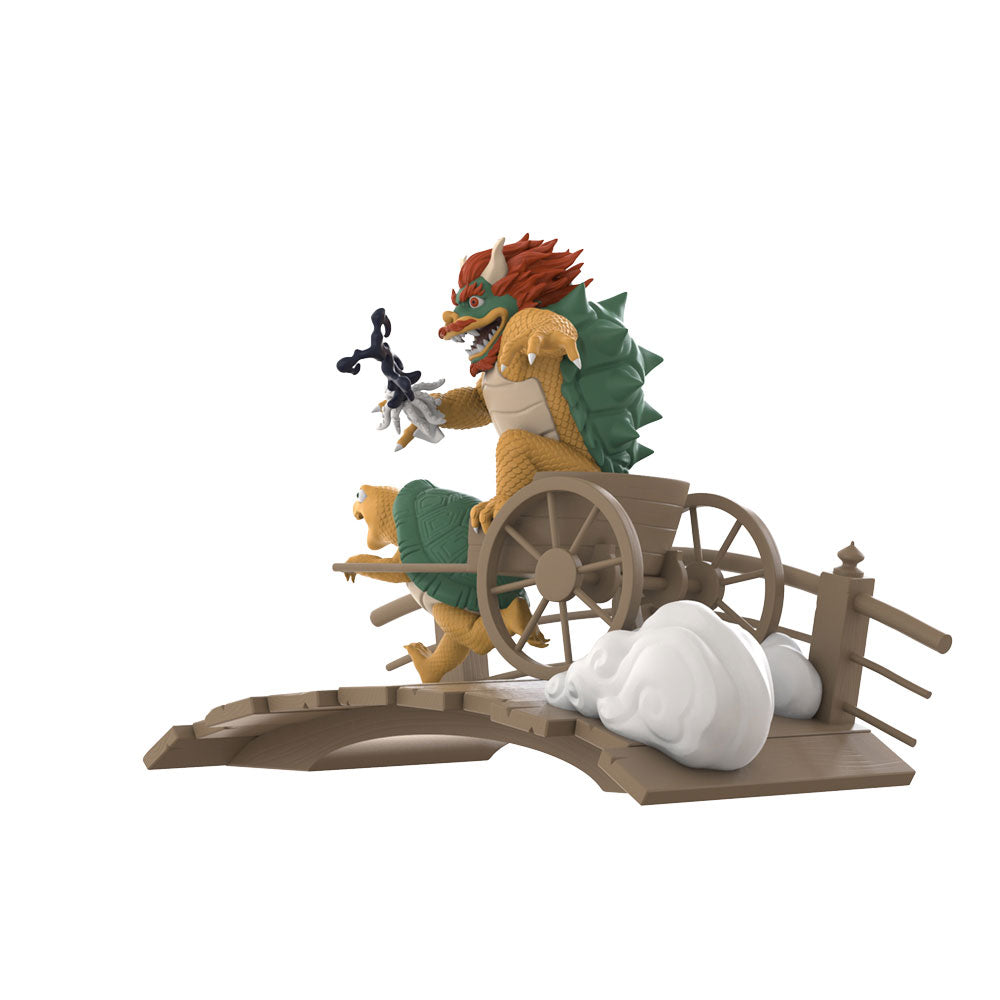 Migthy Jaxx Art Toy – Ukiyo-E Rickshaw Kart Turtle Daimao By Jedhenry – Mighty Jaxx Figure