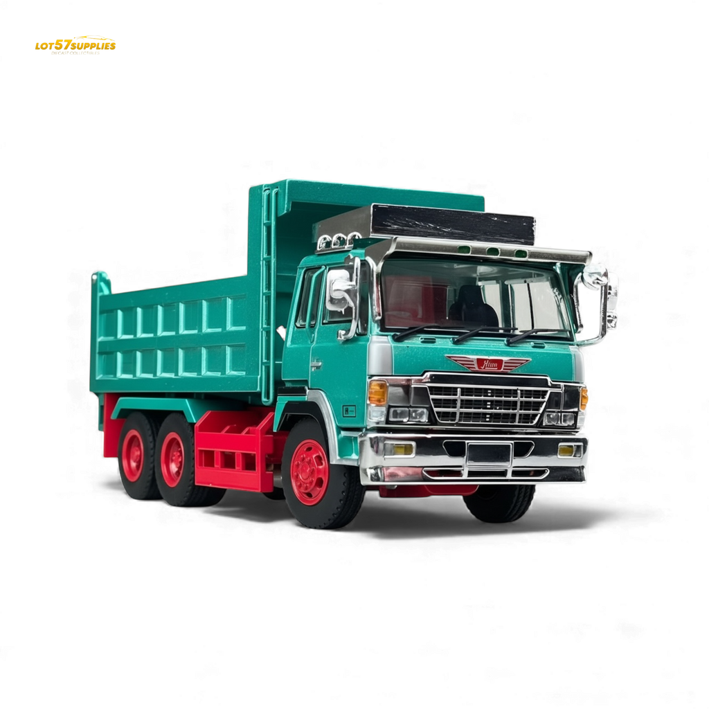 (Pre-Order) DBGT Hino Super Dolphin Dump Truck - Green 1:64