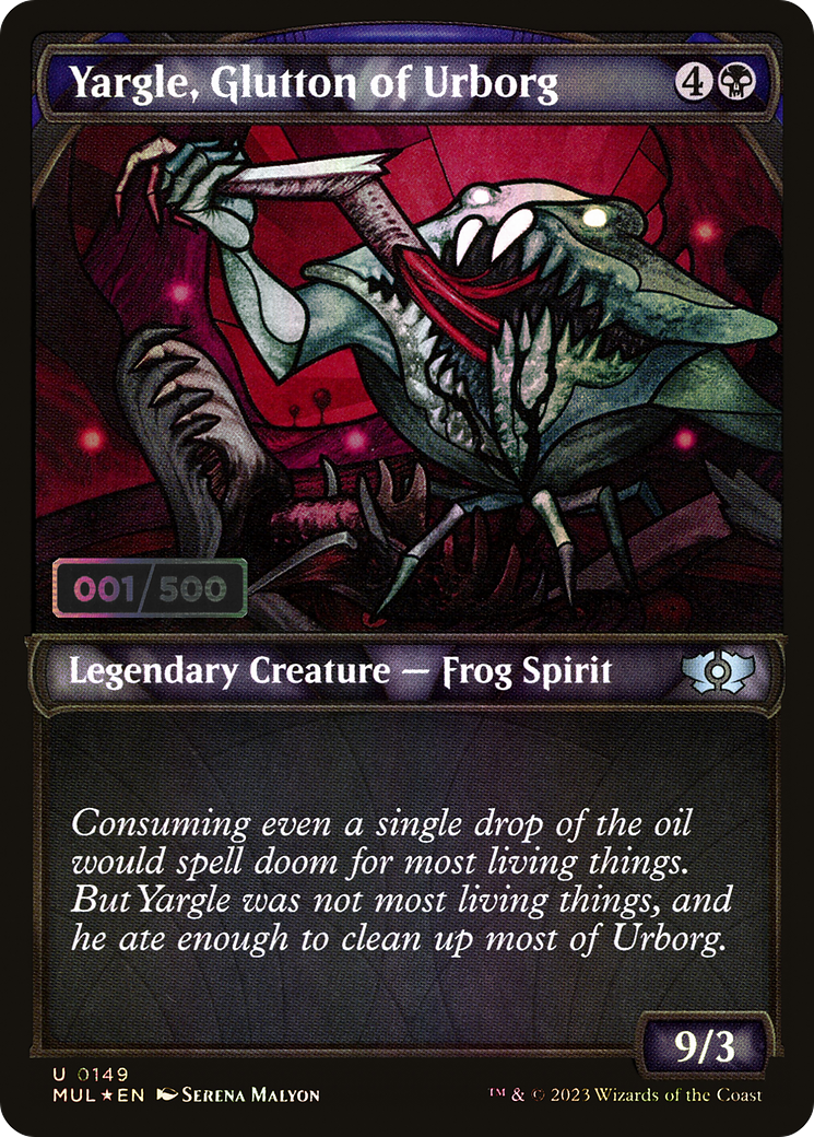 Yargle, Glutton of Urborg (MUL-149) - Multiverse Legends: (Showcase) Foil