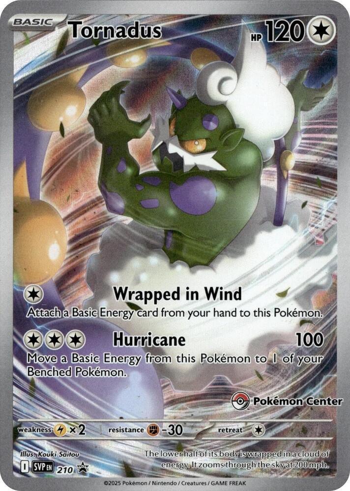 Tornadus (210) (Pokemon Center Exclusive) [Scarlet & Violet: Black Star Promos] Main image