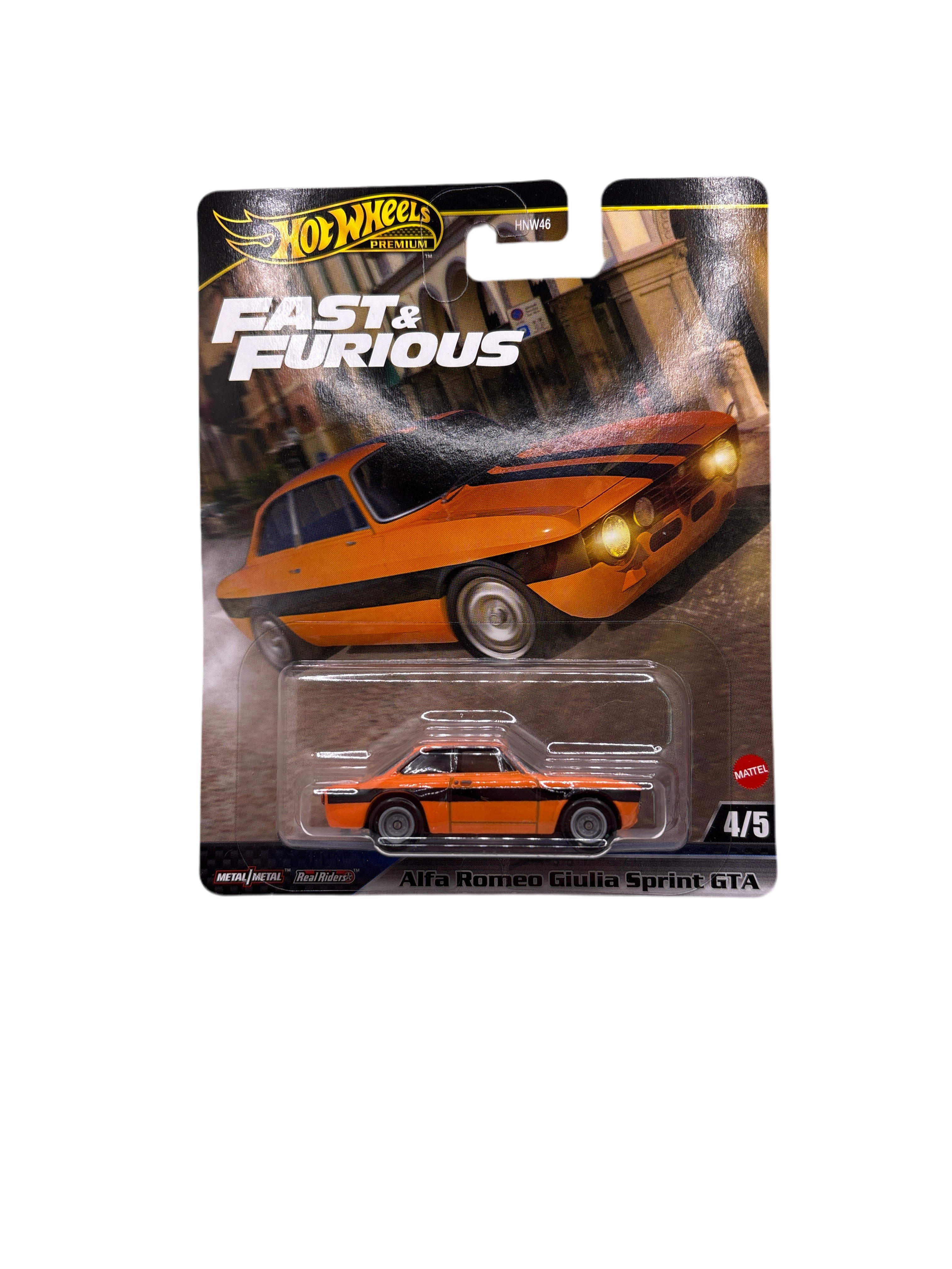 Hot Wheels Alfa Romeo Giulia Sprint GTA Diecast Orange Main image