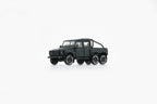 BM Creations 2016 Land Rover Defender 110 Pick Up 6x6 Off Road Matte Blk RHD 1:64 64B0339 - Collectors World Toys