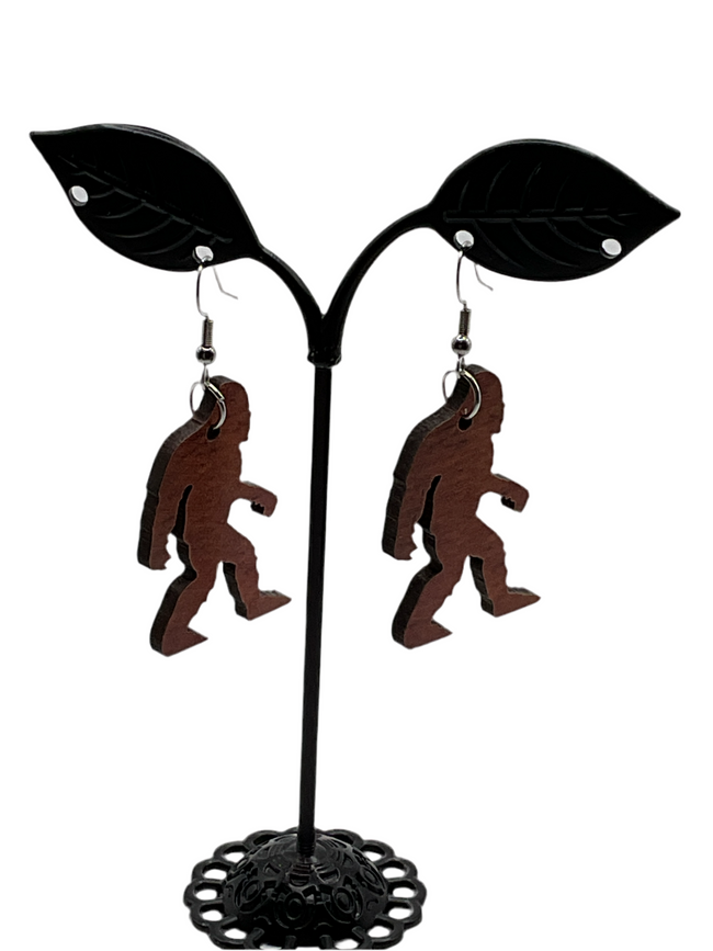 Bigfoot earrings Hover Image