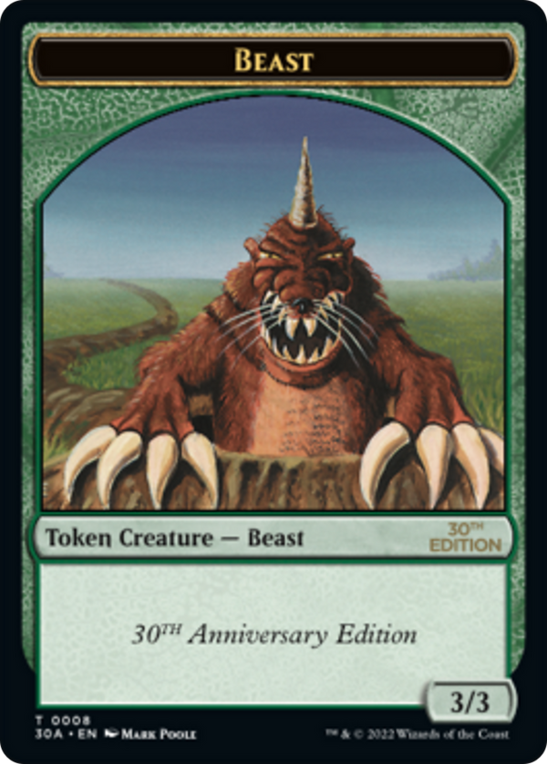 Beast (30A-008) - 30th Anniversary Tokens