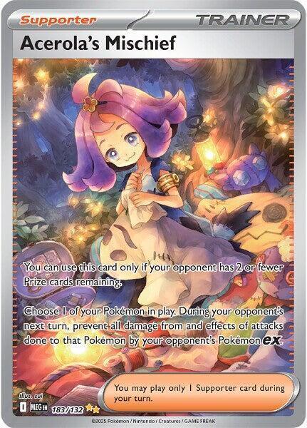 Acerola's Mischief (183/132) [Mega Evolutions: Base Set] Main image
