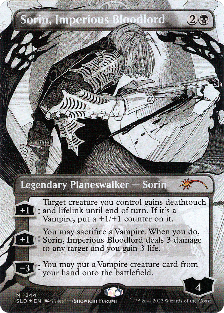 Sorin, Imperious Bloodlord (SLD-1244) - Secret Lair Drop (Borderless) Foil
