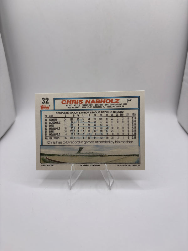 Topps Chris Nabholz