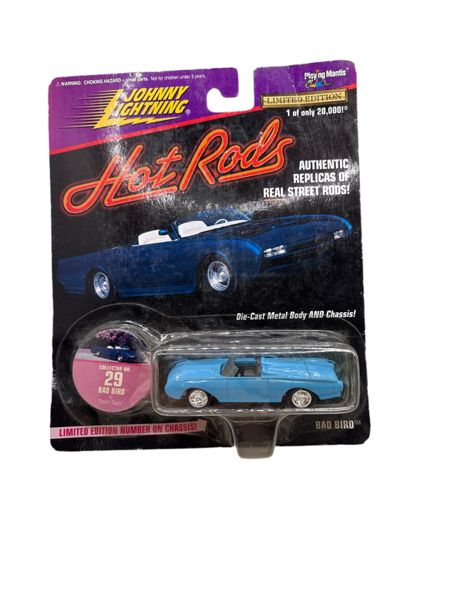 Johnny Lightning Bad Bird Diecast Blue Hover Image