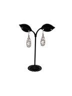 Silver filigree earrings