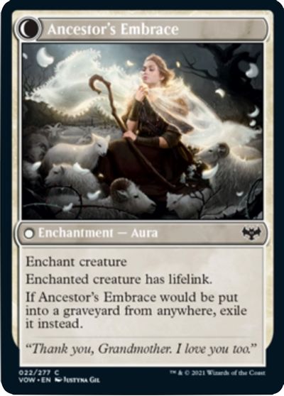 Kindly Ancestor // Ancestor's Embrace (VOW-022) - Innistrad: Crimson Vow: (Double Faced Transform)
