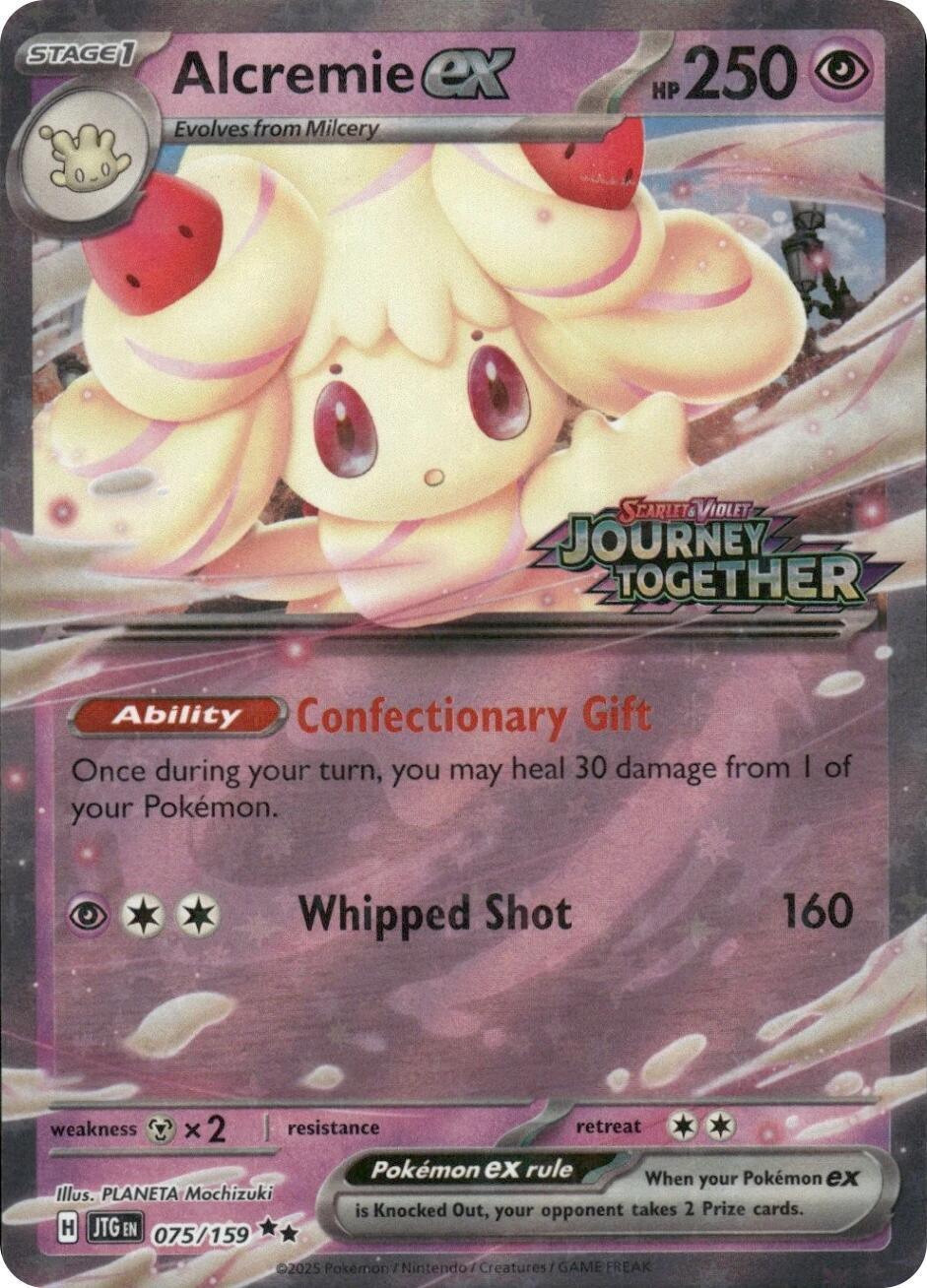 Alcremie ex (075/159) (Journey Together Stamped) [Miscellaneous Cards] Main image