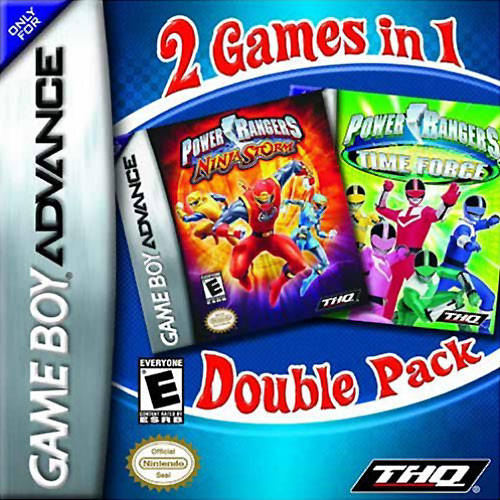 2 Games In 1 Double Pack: Power Rangers: Time Force / Power Rangers: Ninja Storm (Gameboy Advance) Main image