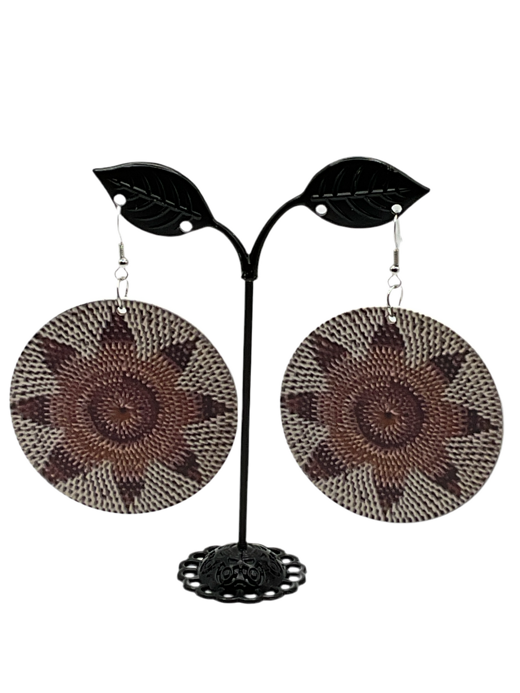 Colorful circle earrings