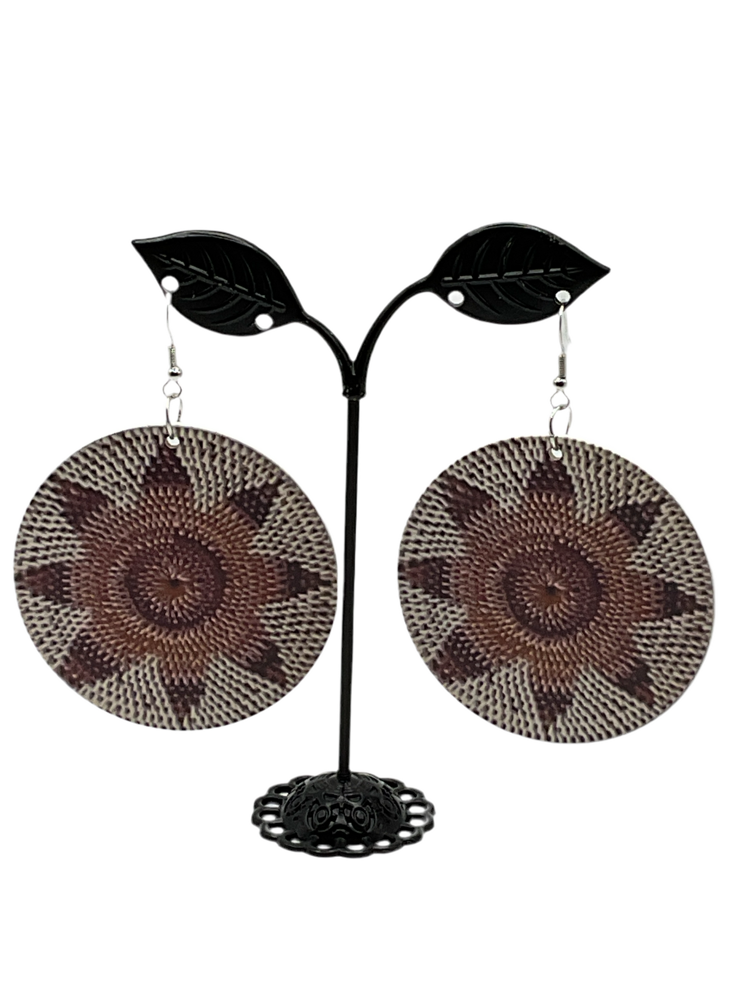 Colorful circle earrings